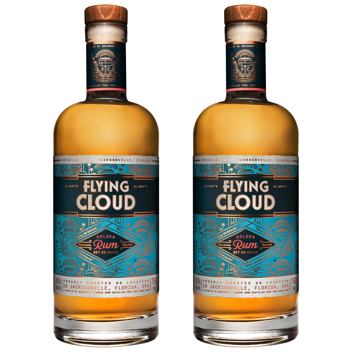 Flying Cloud Rum - 2-Bottle
