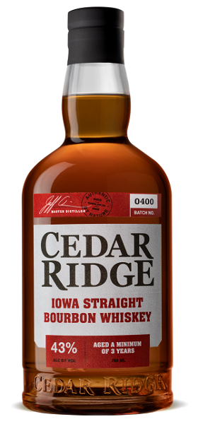 Cedar Ridge Iowa Straight Bourbon Whiskey