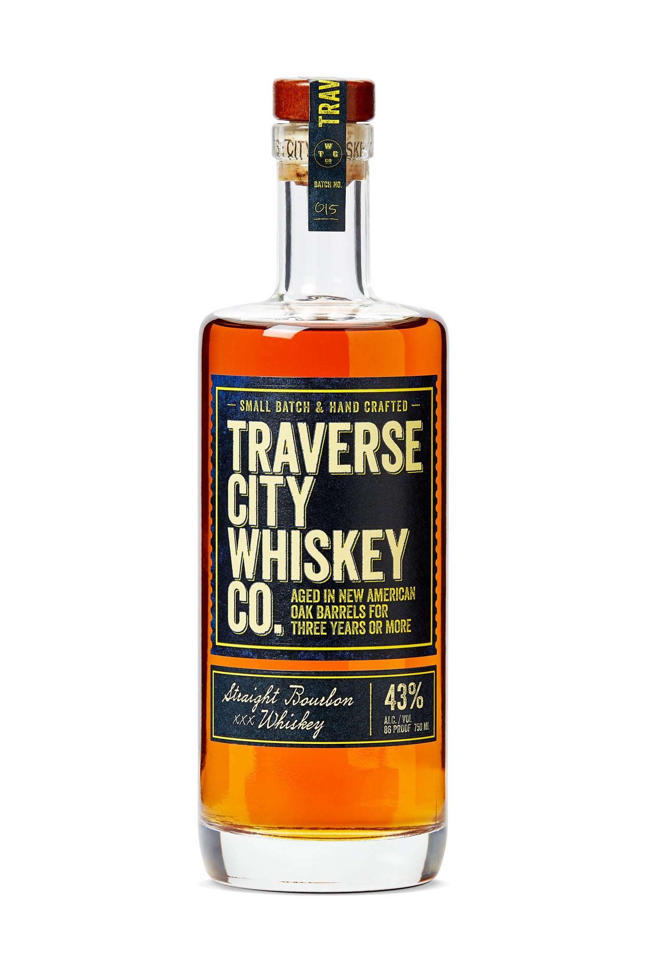 Traverse City Whiskey Co. Sherry Barrel Finish Straight Bourbonのボトル画像