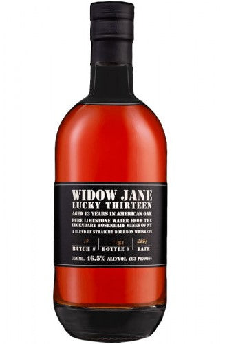 Widow Jane Lucky Thirteen 13 Year Old Straight Bourbon Whiskey