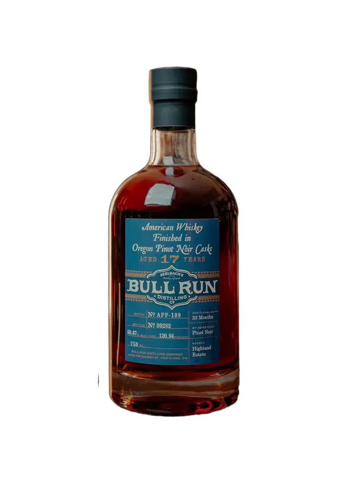 Bull Run Distillery 17-year American Whiskey Finished in Oregon Pinot Noir Casks #APF-109 120.94 proof - Selected by Seelbach's