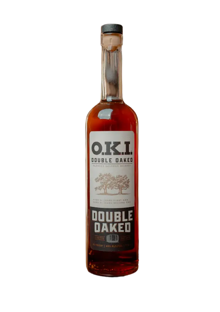 O.K.I Double Oaked Blended Bourbon Whiskey